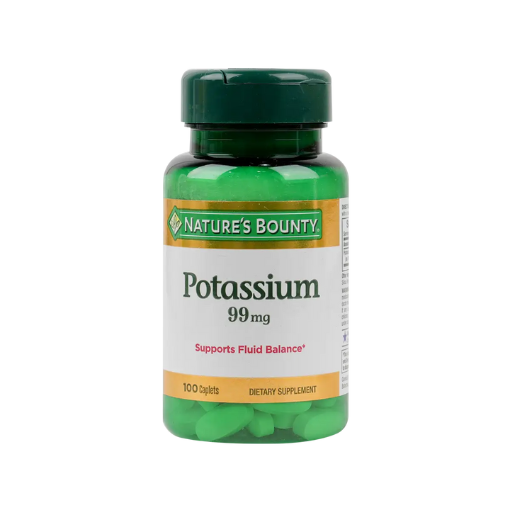 36370-NATURES BOUNTY POTASSIUM 99MG 100CAPLETS