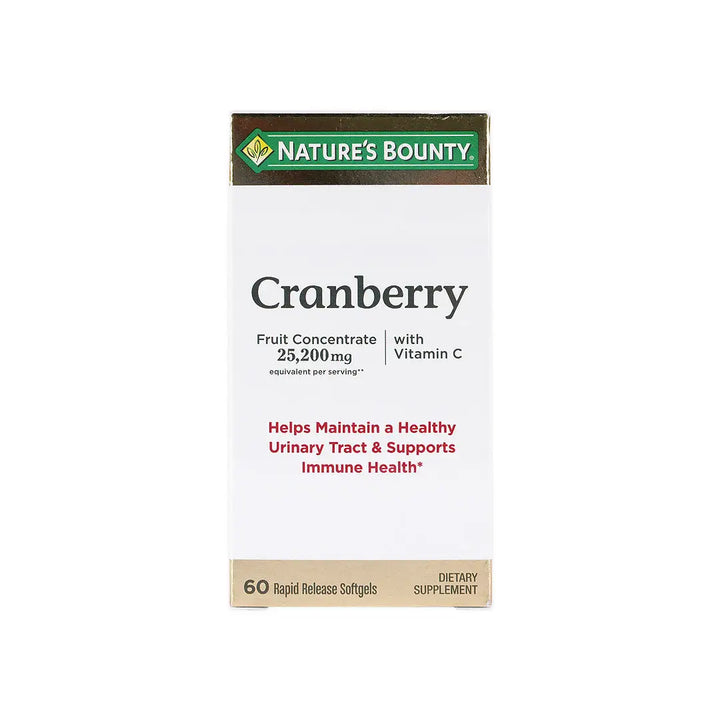 36372-NATURES BOUNTY CRANBERRY 25,200MG 60CAP +2
