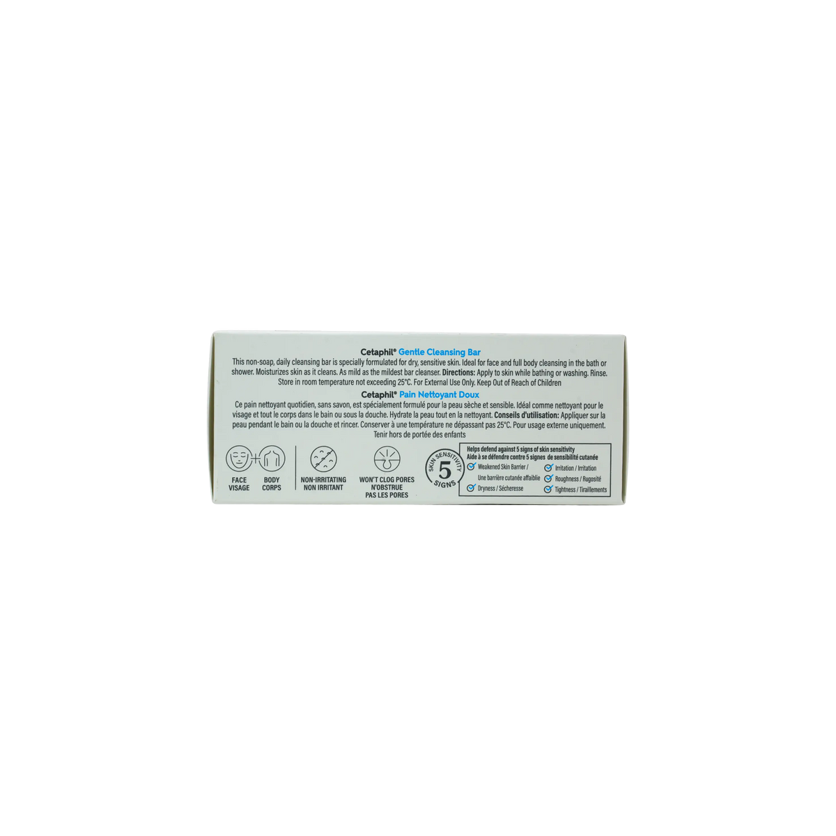 36412-CETAPHIL GENTLE CLEANSING BAR 127GM +1