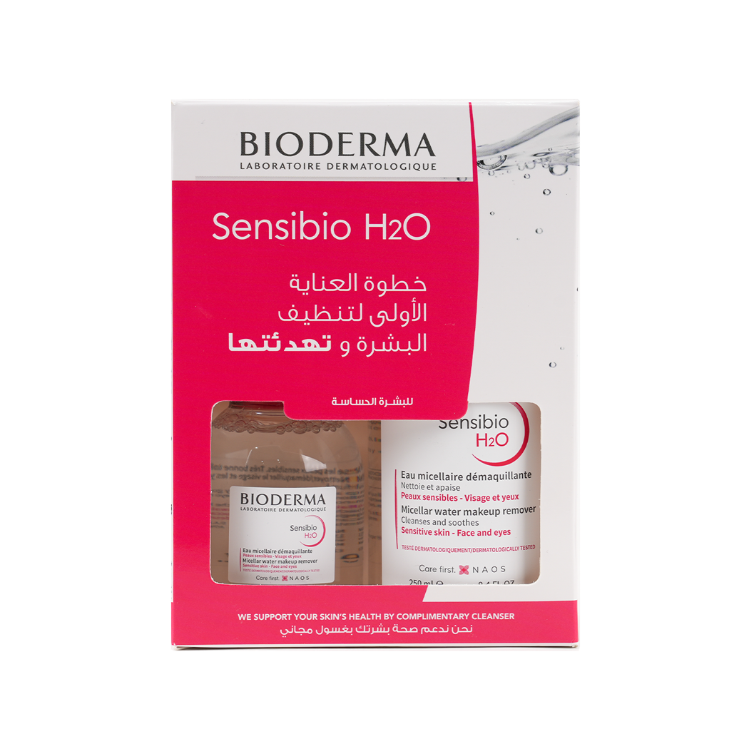 BIODERMA SENSIBIO H2O (250ML+100ML) -OFFER