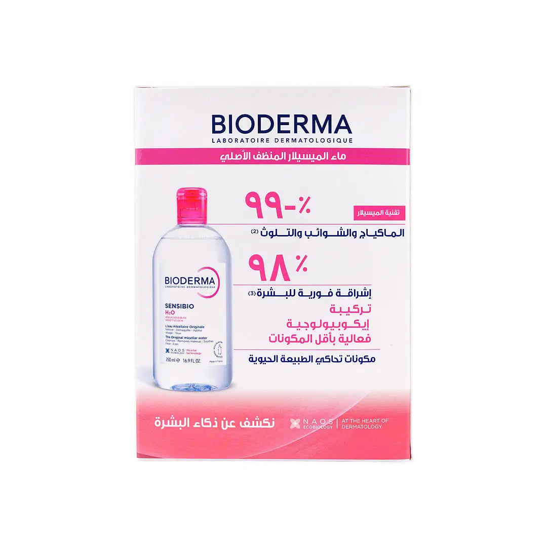 BIODERMA SENSIBIO H2O (250ML+100ML) -OFFER