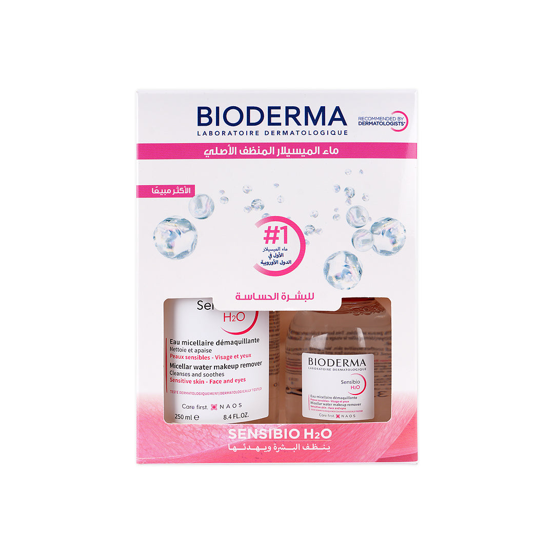 BIODERMA SENSIBIO H2O (250ML+100ML) -OFFER