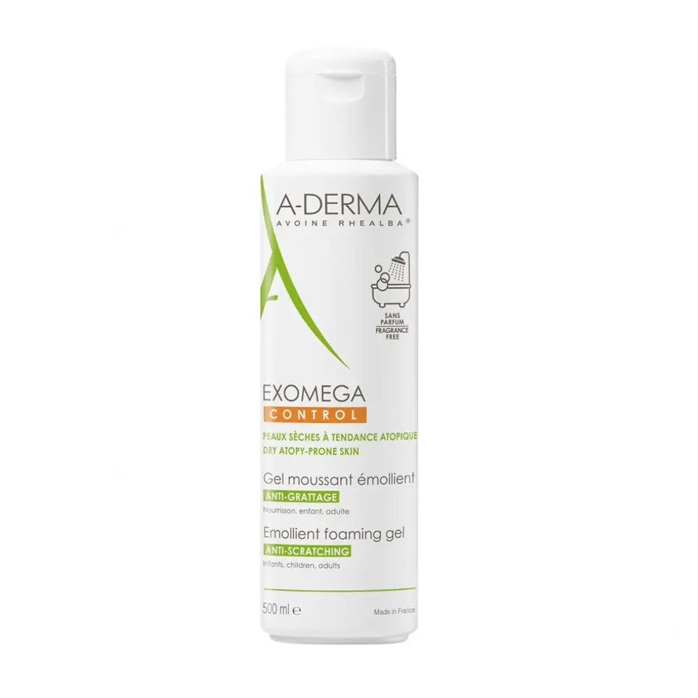 A-Derma Exomega Control Emollient Foaming Gel 500Ml