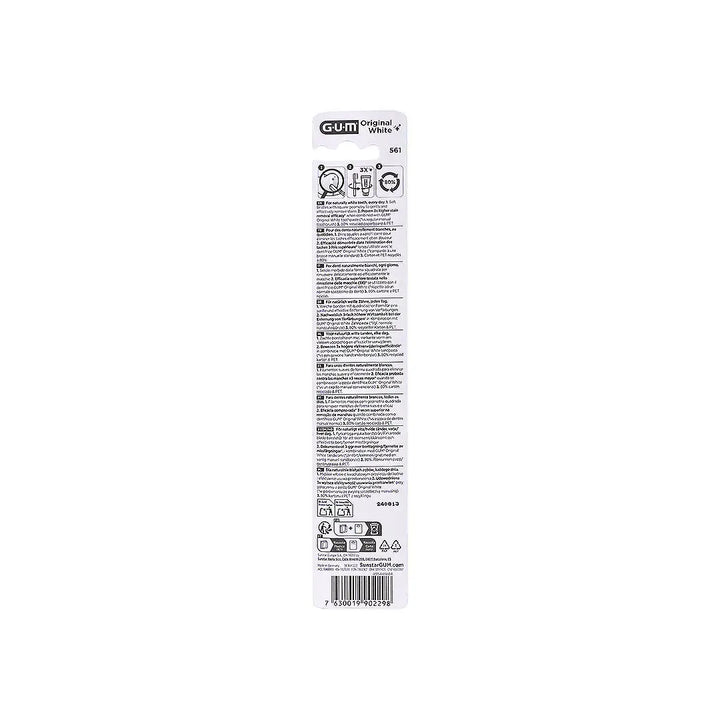 36450-GUM Original White Toothbrush Soft-561 +1