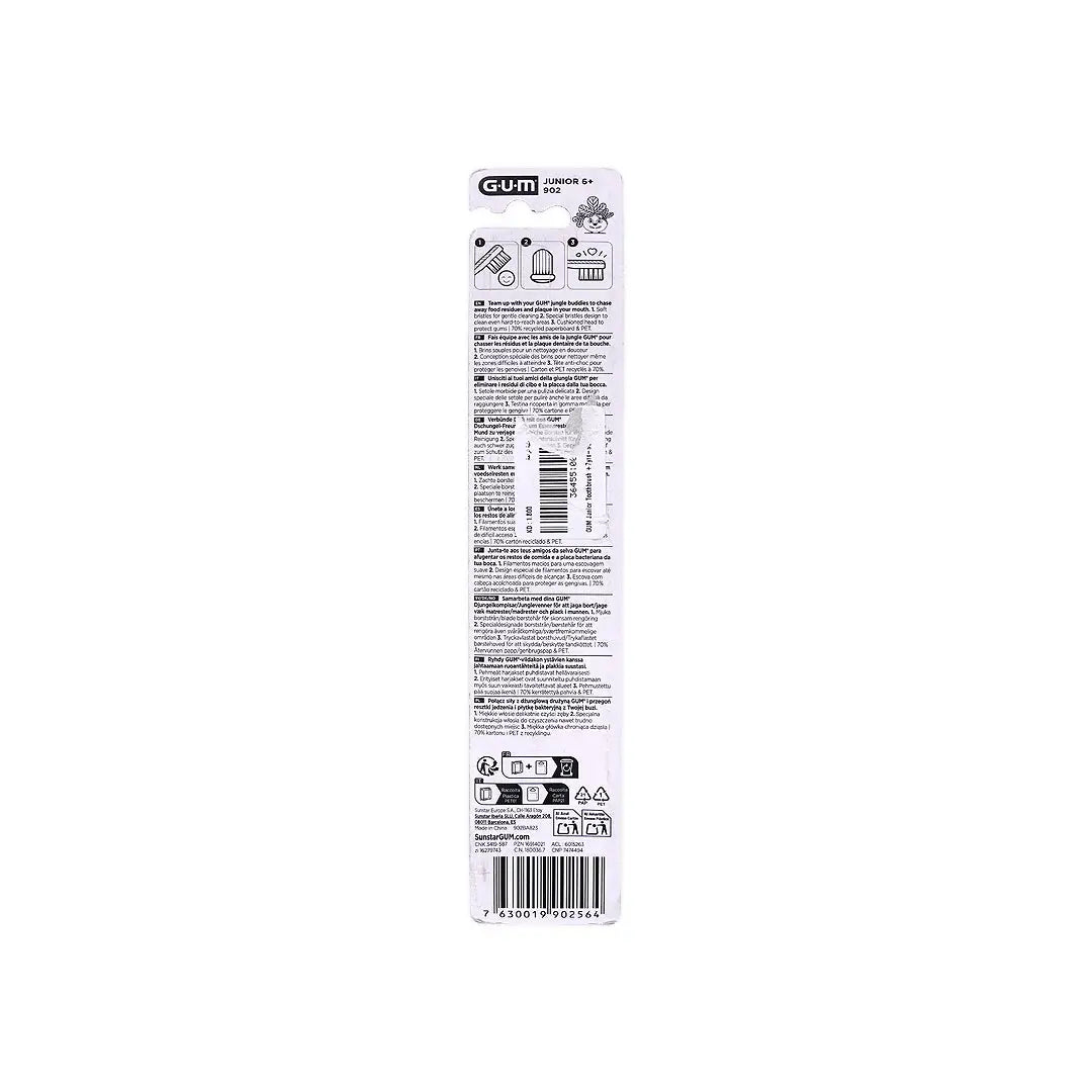 36455-GUM Junior Toothbrush +7yrs-902 +1