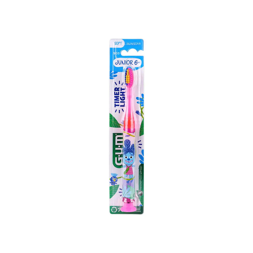 36456-GUM Junior 7-9yrs Toothbrush Light Up-903