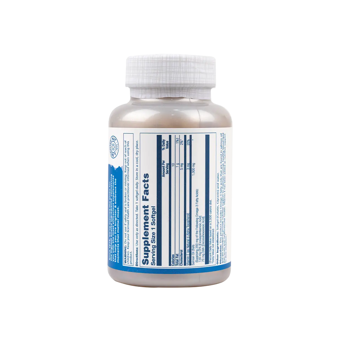 36564-Solaray Salmon Oil 1000Mg 90 Softgels +1