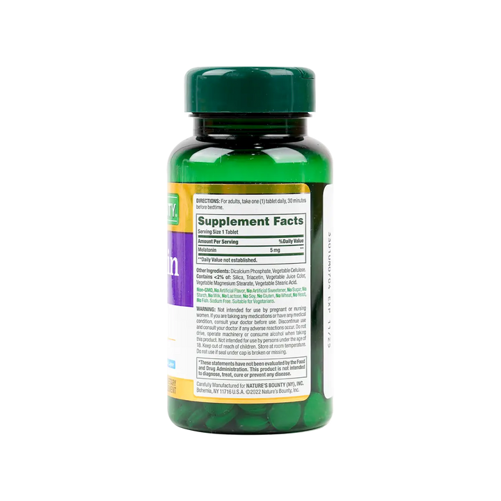 36732-Natures Bounty Melatonin Bi-Layer 5mg 60tab +1