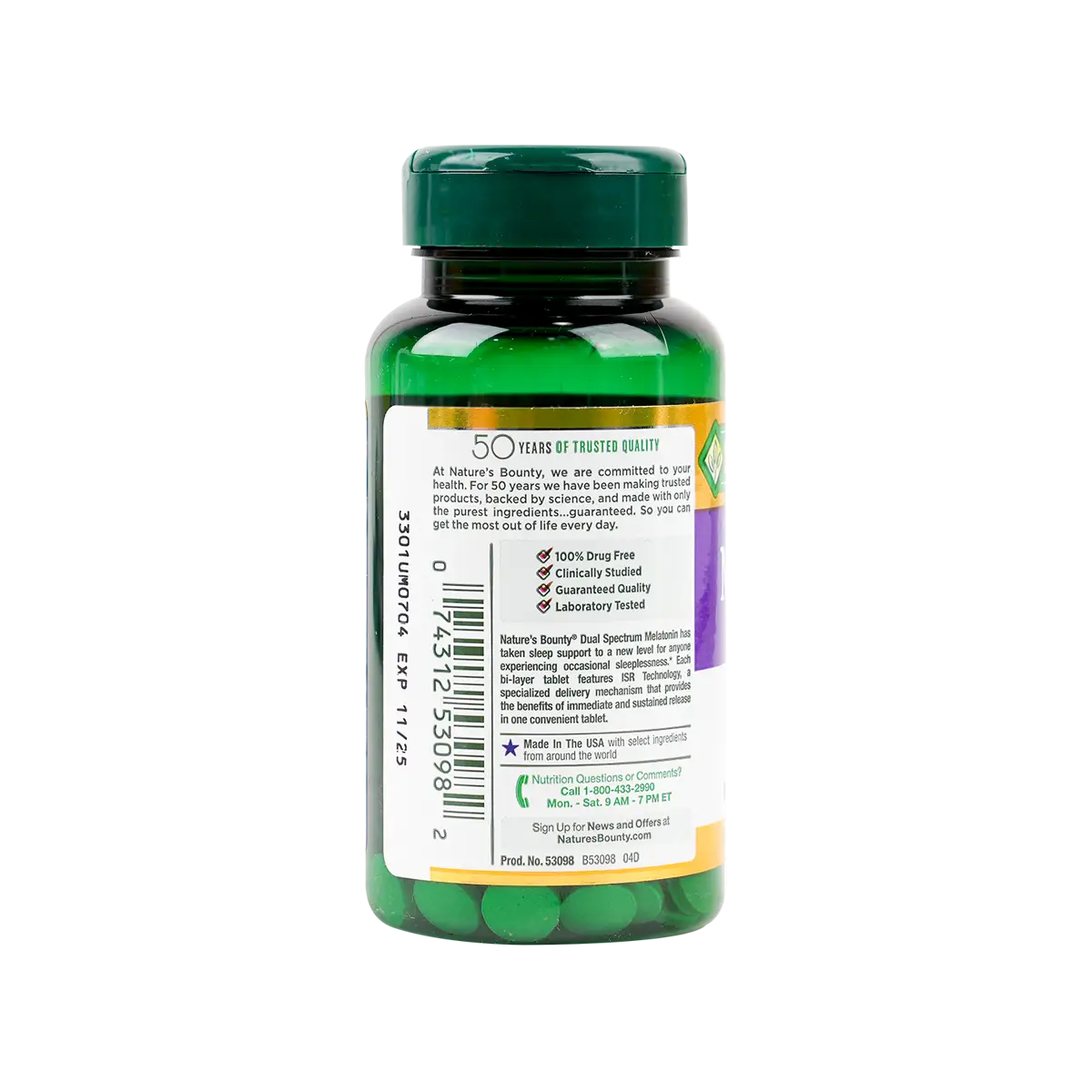 Natures Bounty Melatonin 5Mg 60Tab