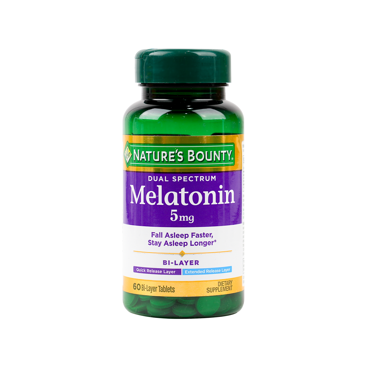 NATURES BOUNTY MELATONIN 5MG 60TAB