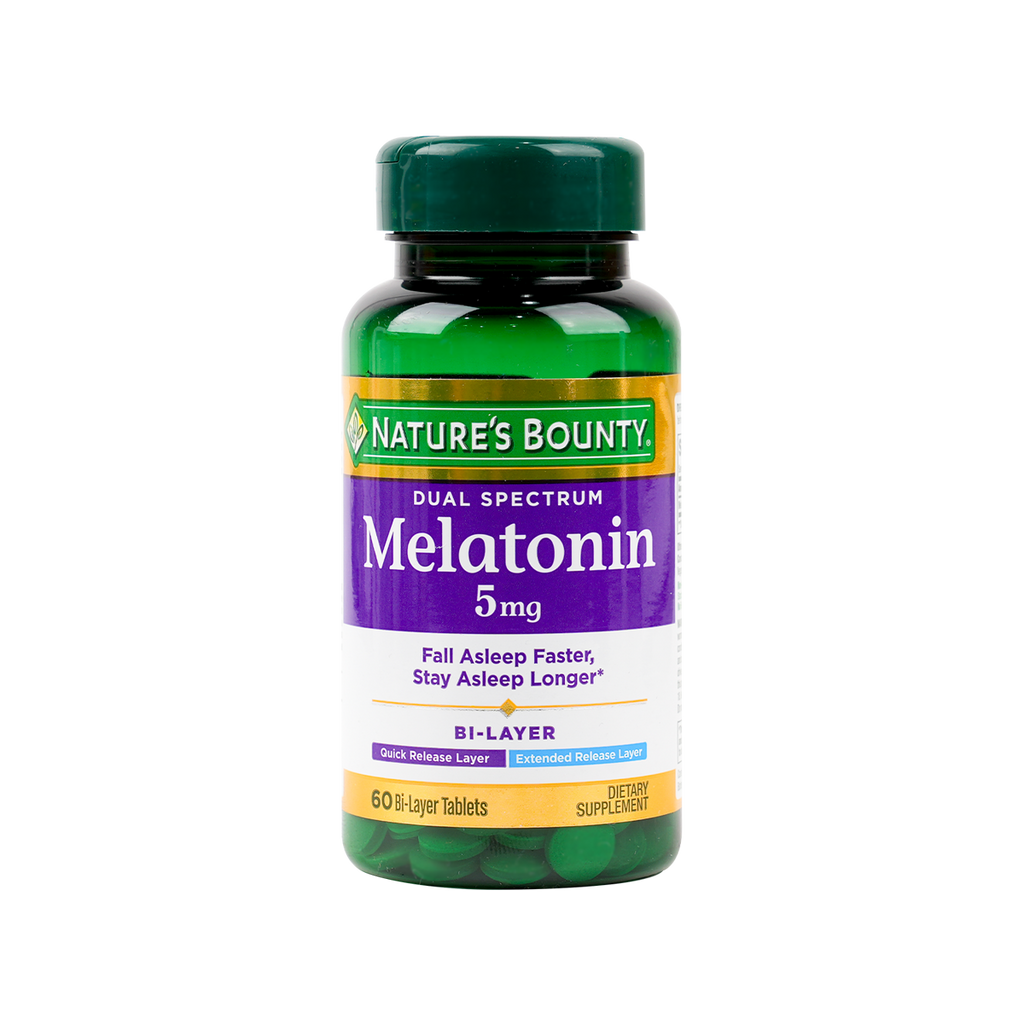 NATURES BOUNTY MELATONIN 5MG 60TAB