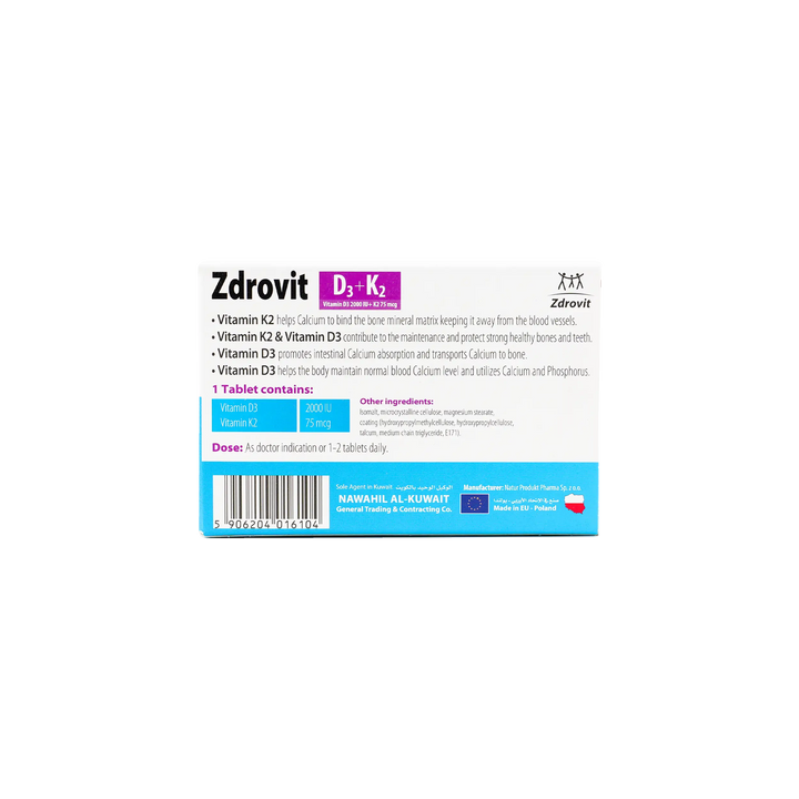 36780-Zdrovit D3+K2 60Tab +1