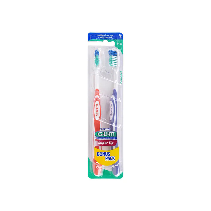 36793-Gum Super Tip Bonus Pack Toothbrush 1463