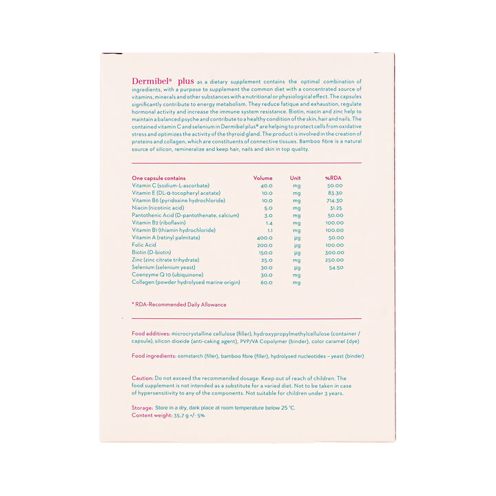 36807-Dermibel Plus 60 capsules +1
