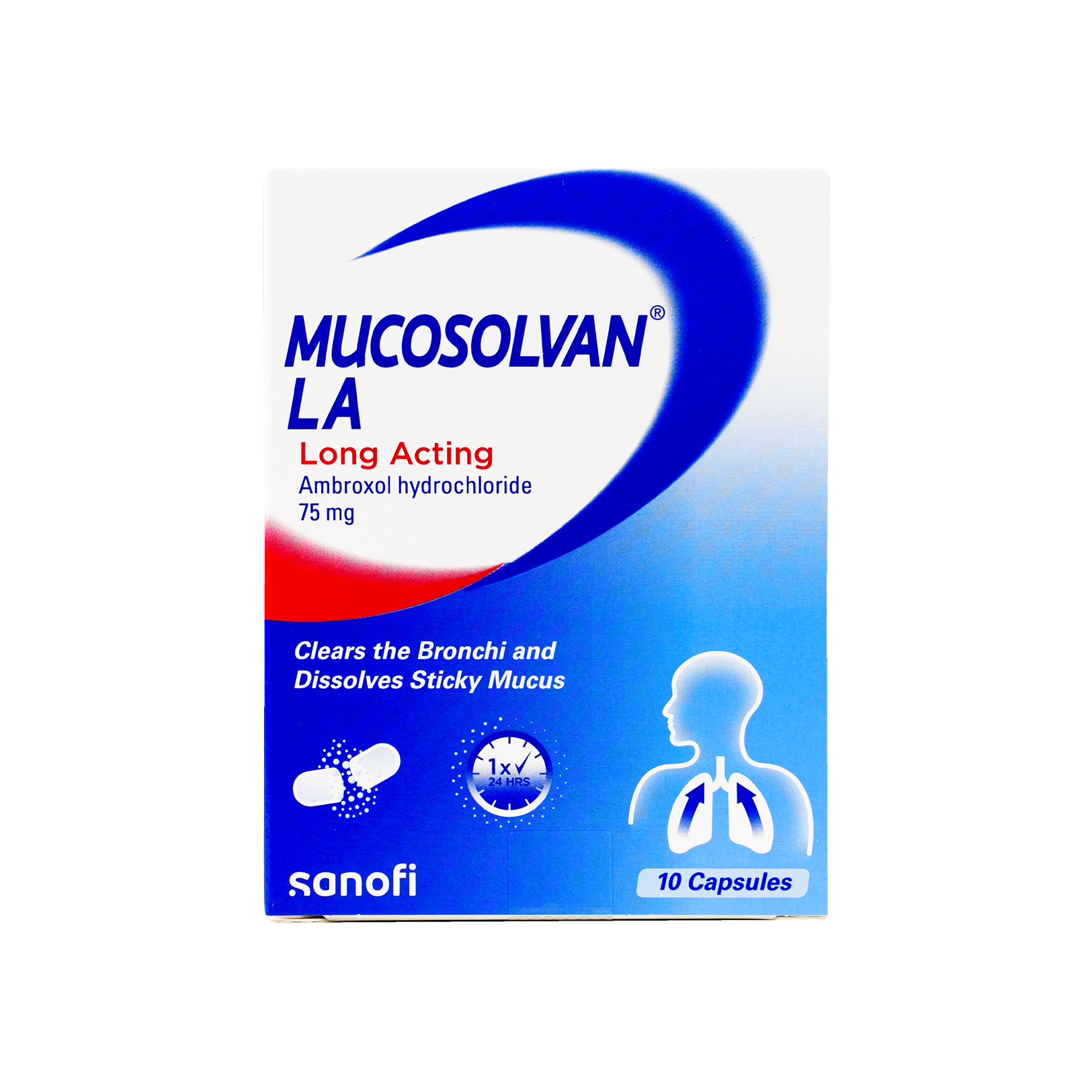 MUCOSOLVAN- LA 75MG 10CAP