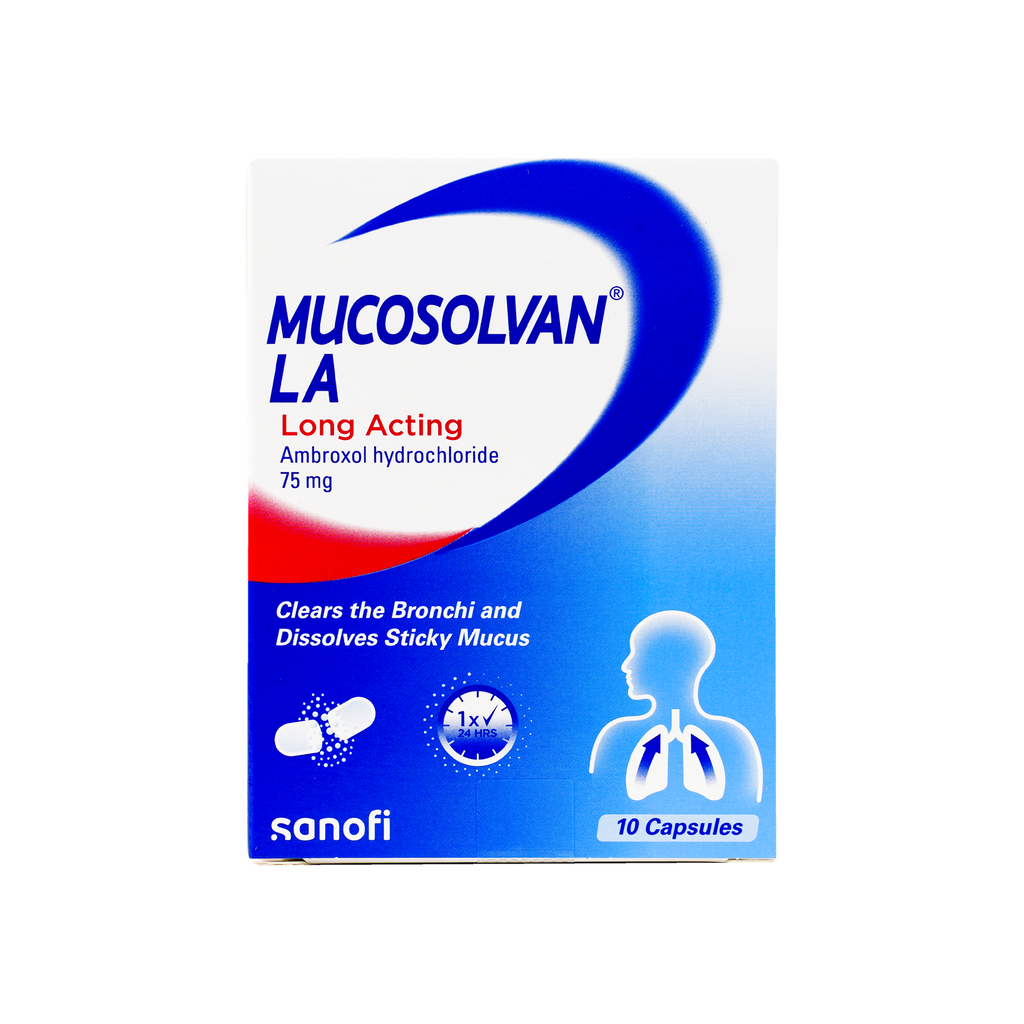 MUCOSOLVAN- LA 75MG 10CAP