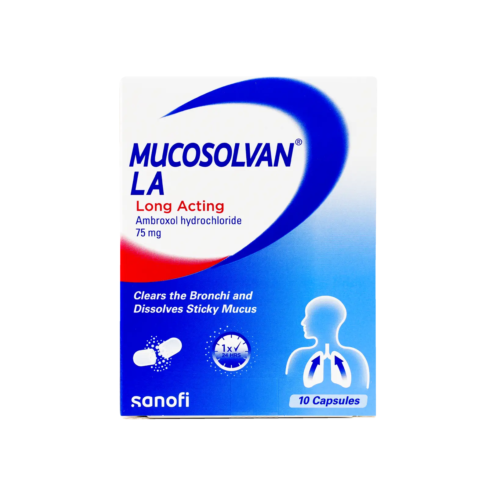 MUCOSOLVAN- LA 75MG 10CAP