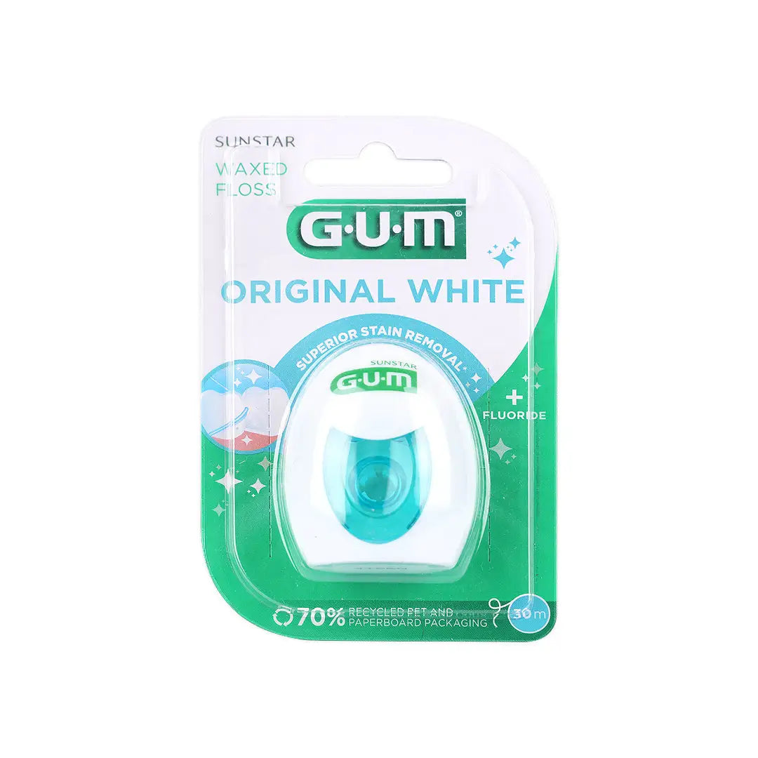 GUM Original White Floss Waxed 30m