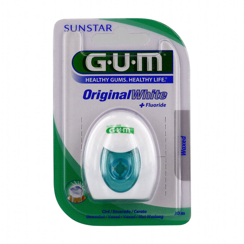 Gum Original White 30m-Waxed Floss 2040