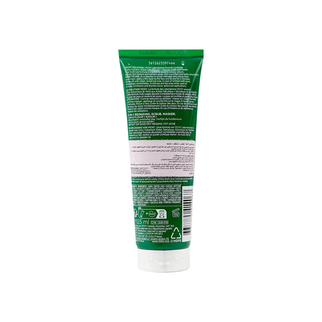 36867-Vichy Normaderm 3 In 1 Cleanser Scrub Mask 125ml +1