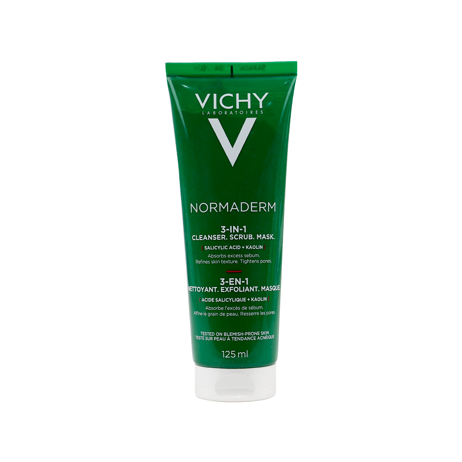 Vichy Normaderm 3 In 1 Cleanser Scrub Mask 125ml