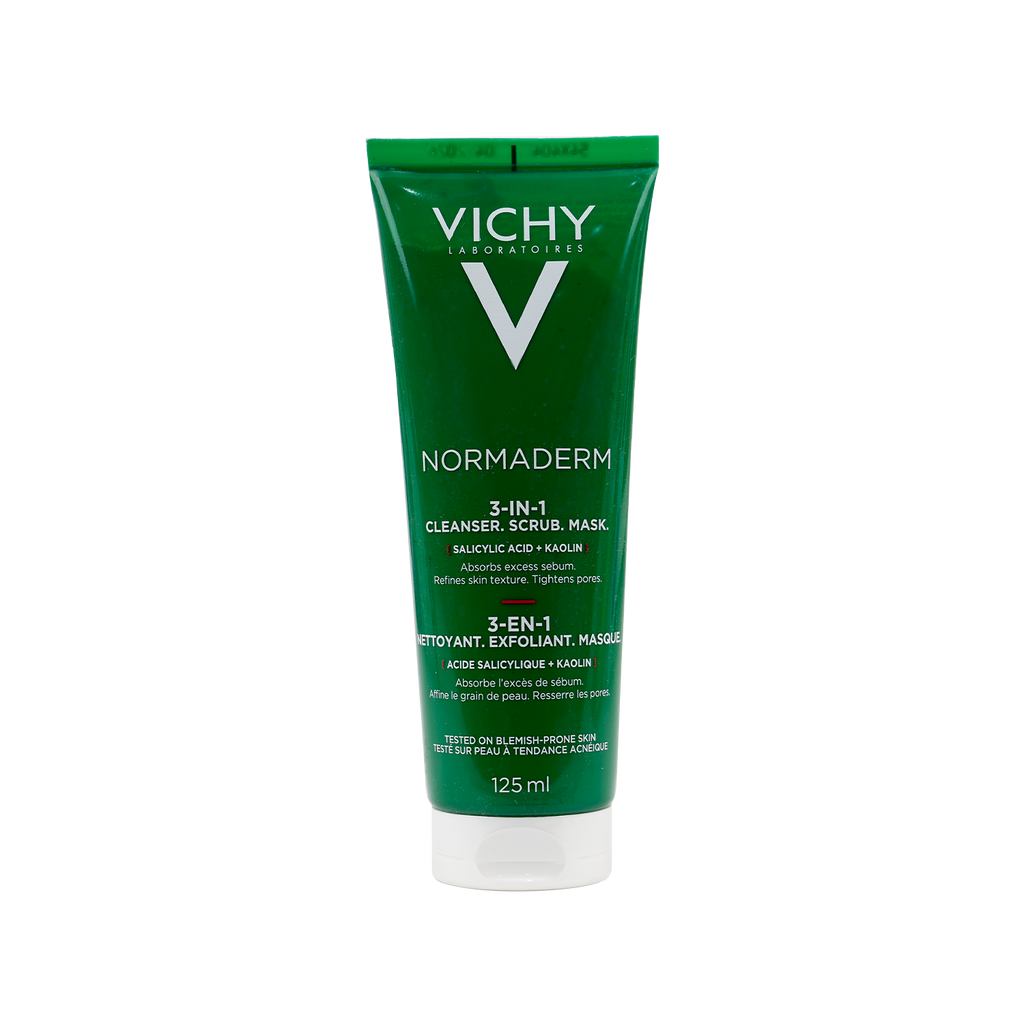 Vichy Normaderm 3 In 1 Cleanser Scrub Mask 125ml