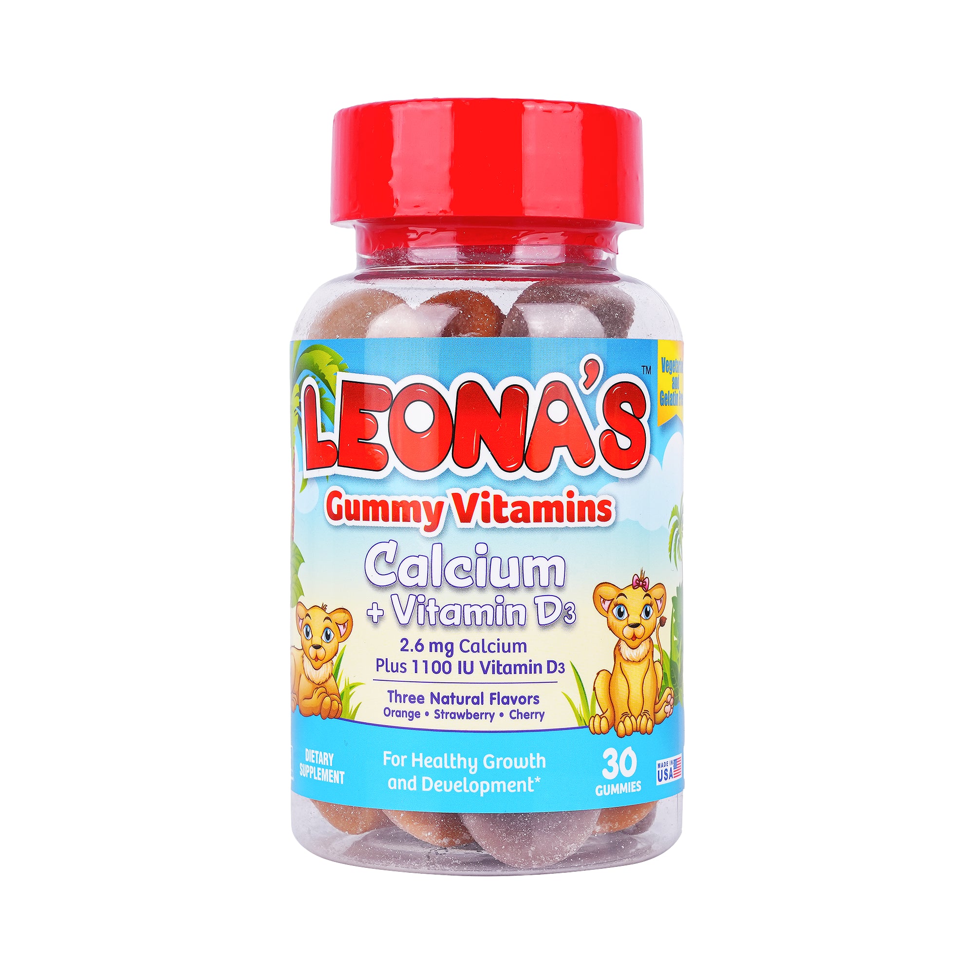 36882-Leonas Gummy Calcium+Vitamin D3 30 Gum