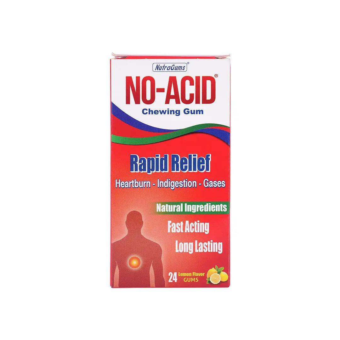 36898-No-Acid Chewing Gum 24Pcs