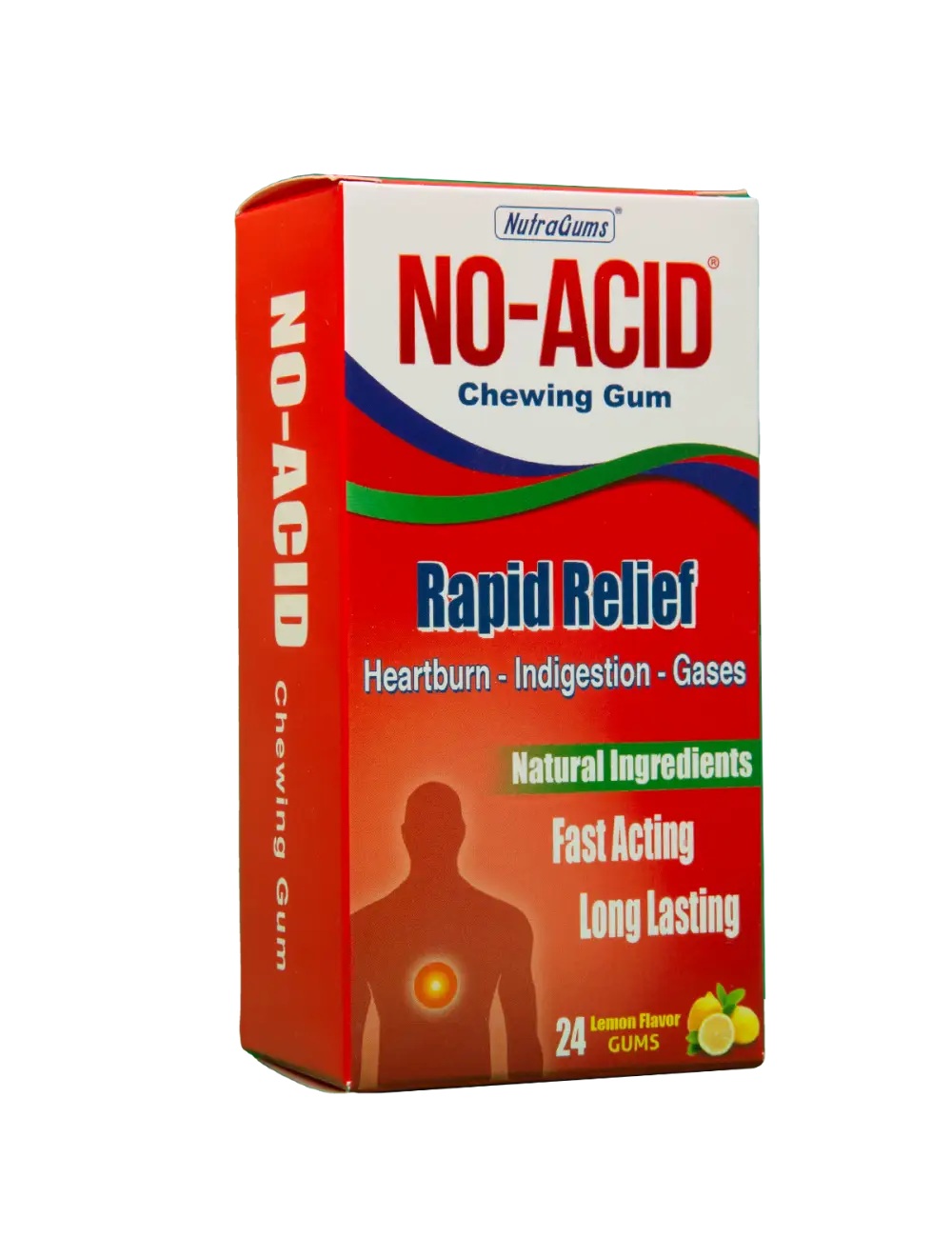 No-Acid Chewing Gum 24Pcs