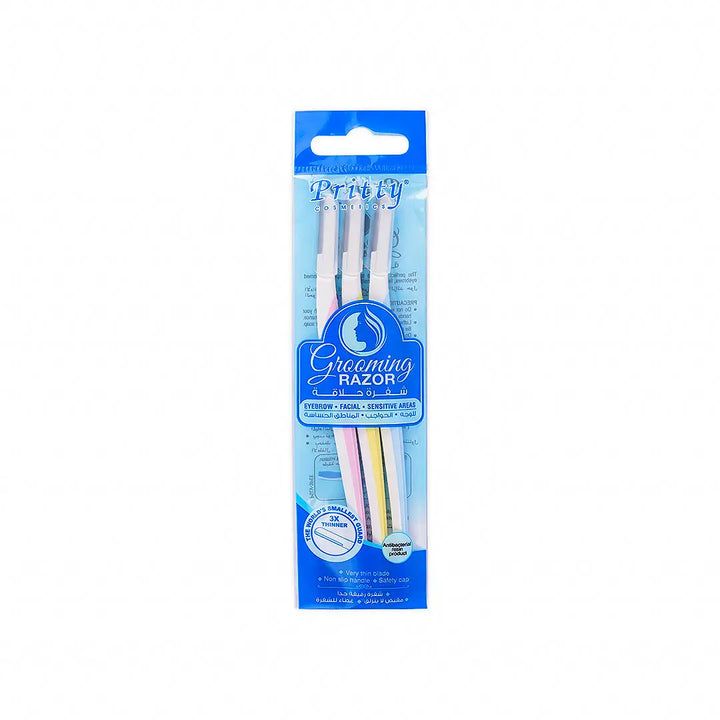 36988-Pritty Grooming Eye Brow Razor 3Pcs