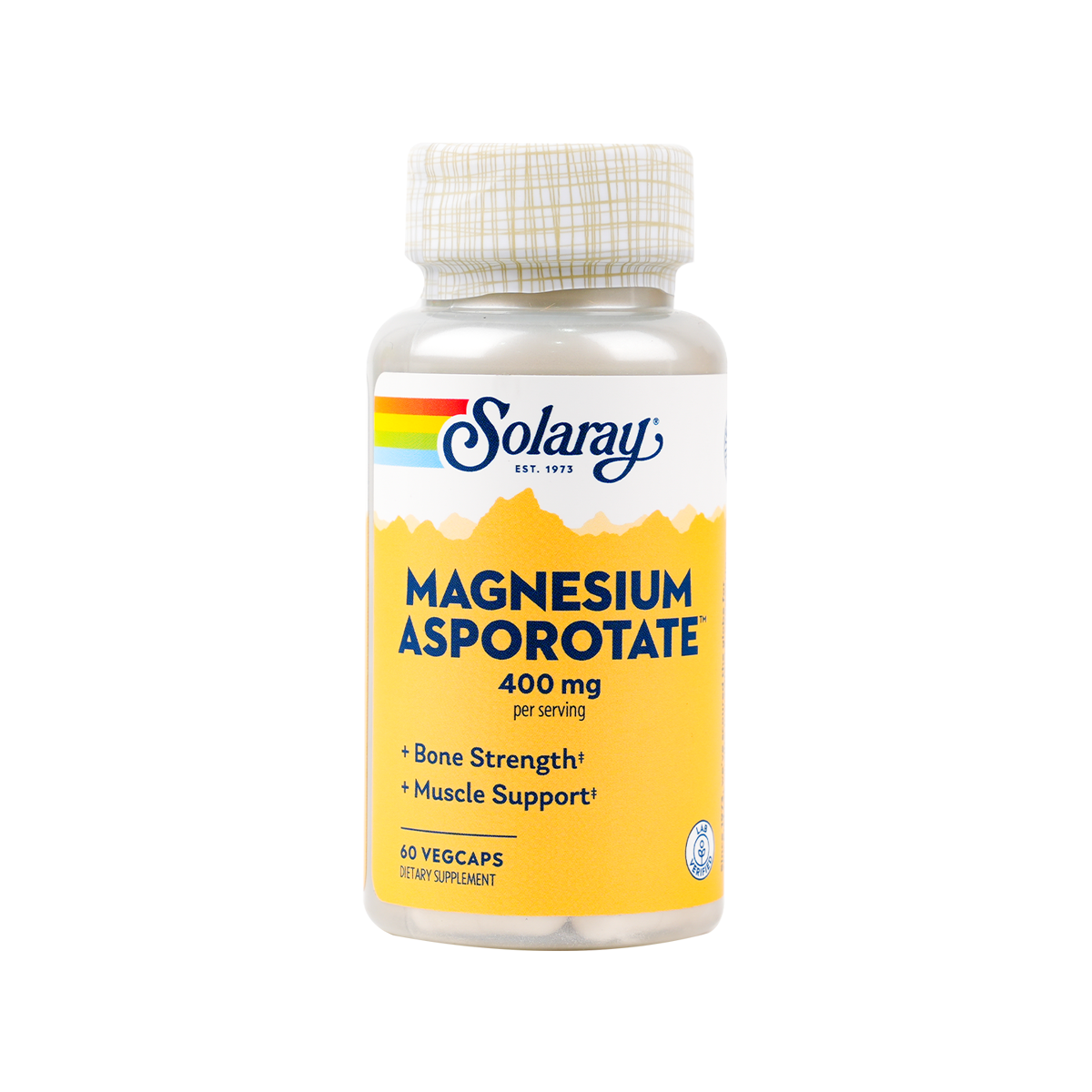 Solaray Magnesium Asporotate 400mg 60vegcap