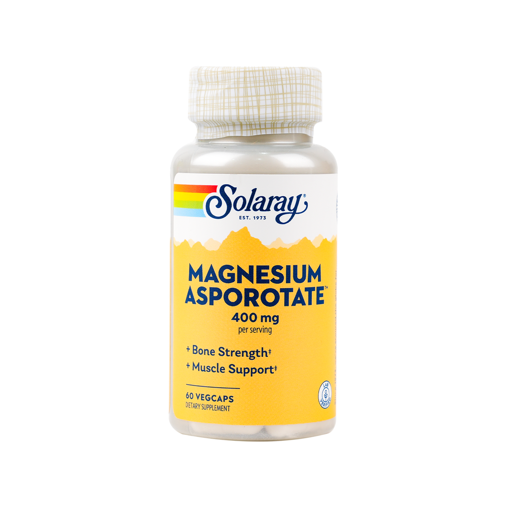 Solaray Magnesium Asporotate 400mg 60vegcap