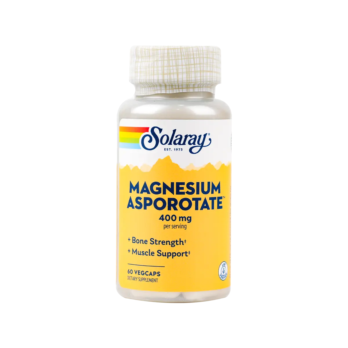 Solaray Magnesium Asporotate 400mg 60vegcap
