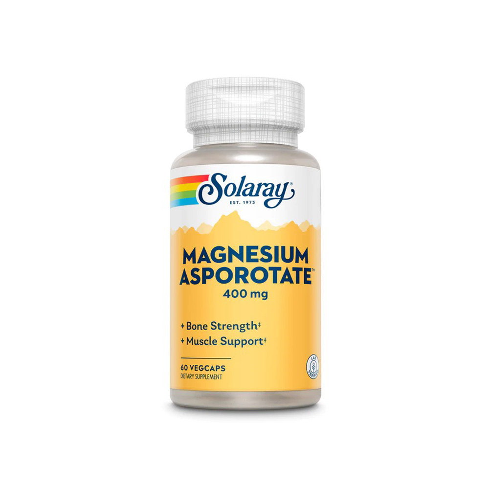 Solaray Magnesium Asporotate 400mg 60vegcap