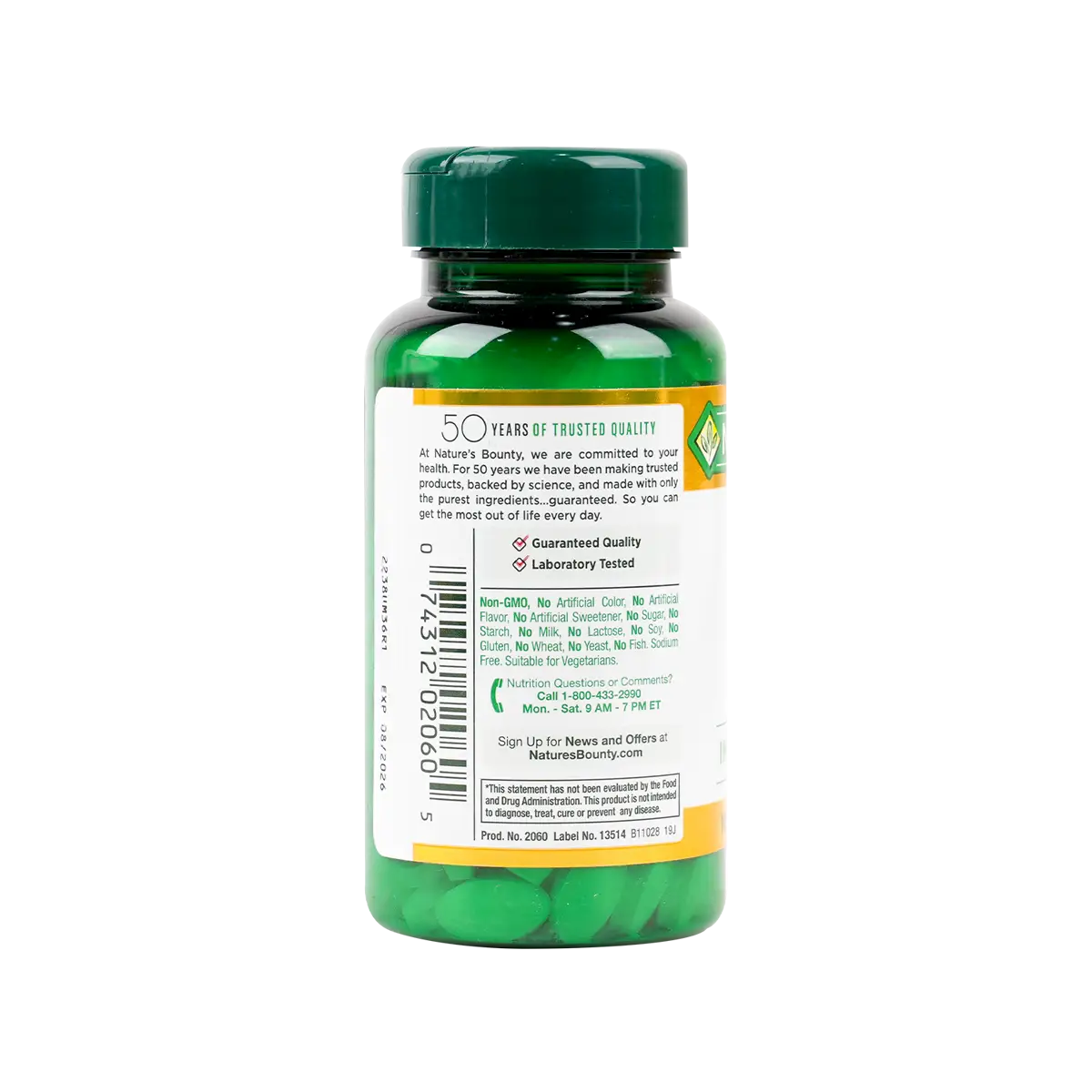 Natures Bounty Zinc 50Mg 100 Caplets