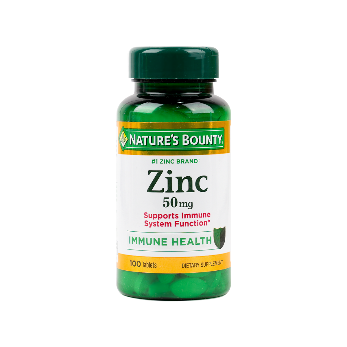 NATURES BOUNTY ZINC 50MG 100 CAPLETS