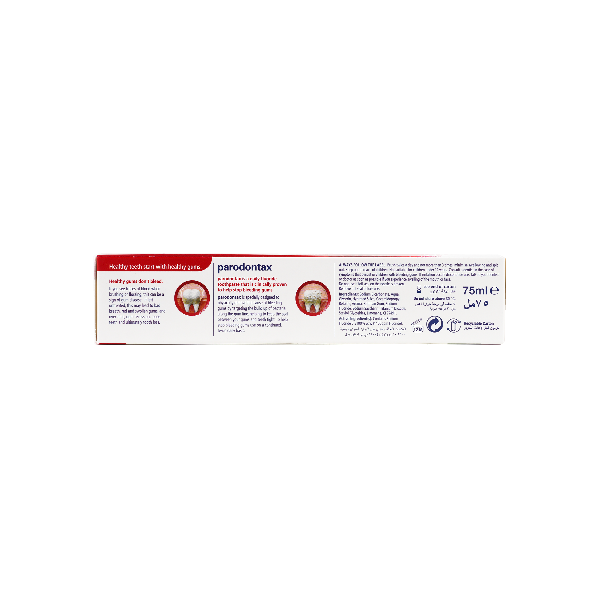 Parodontax Whitening Toothpaste 75ml-GS332