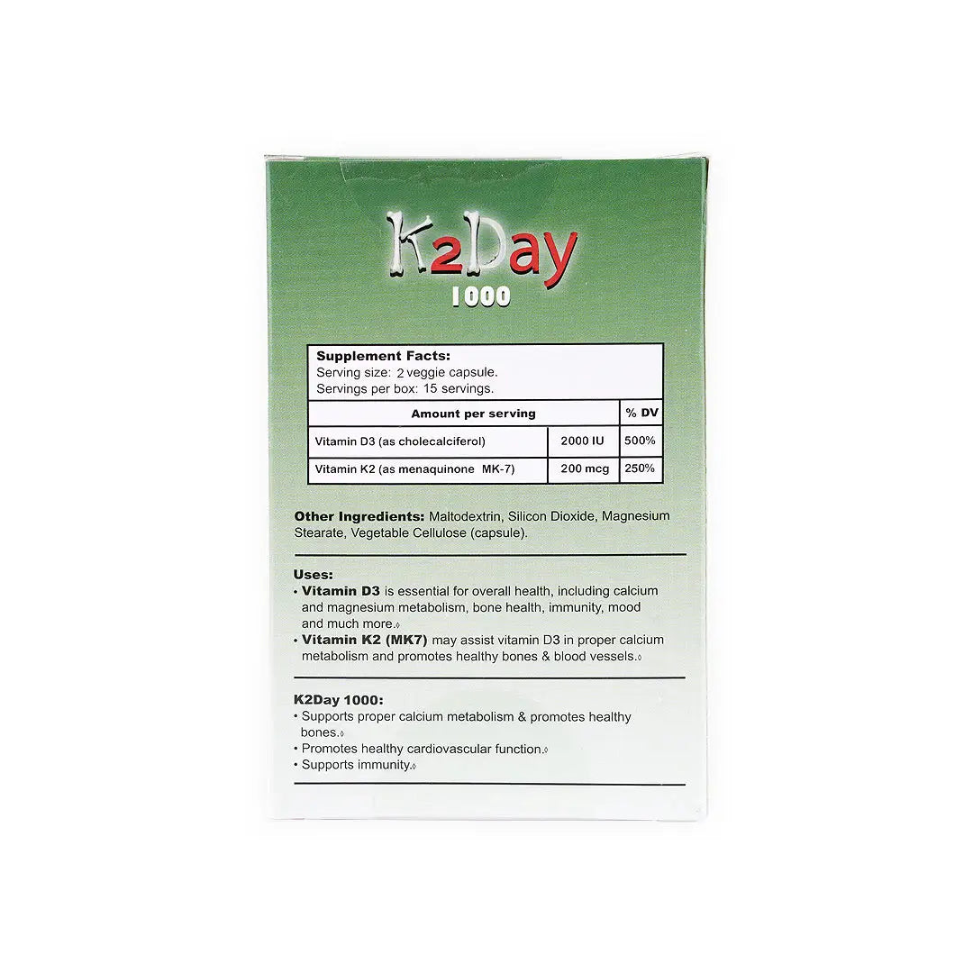 K2Day 1000 30Capsules