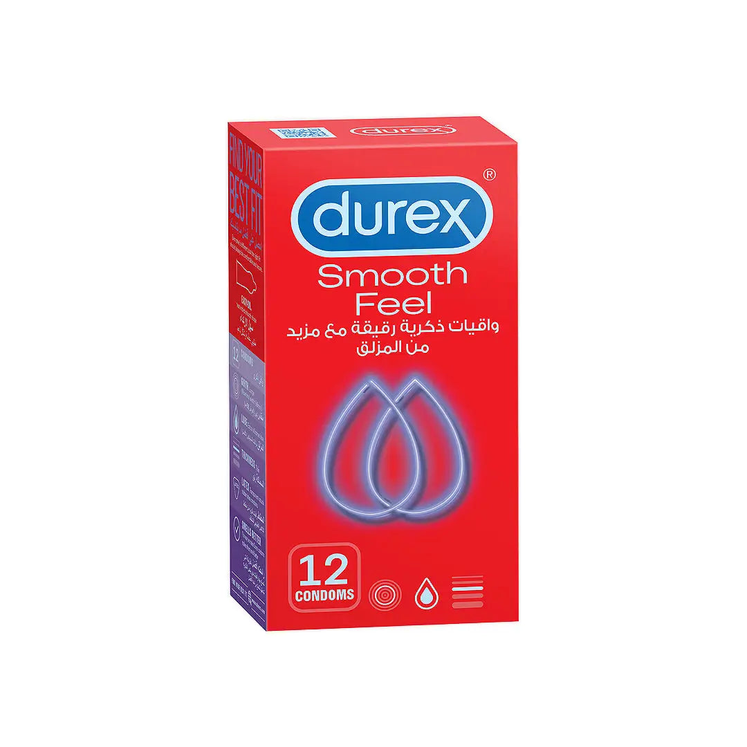 Durex Feel Smooth Condoms 12s