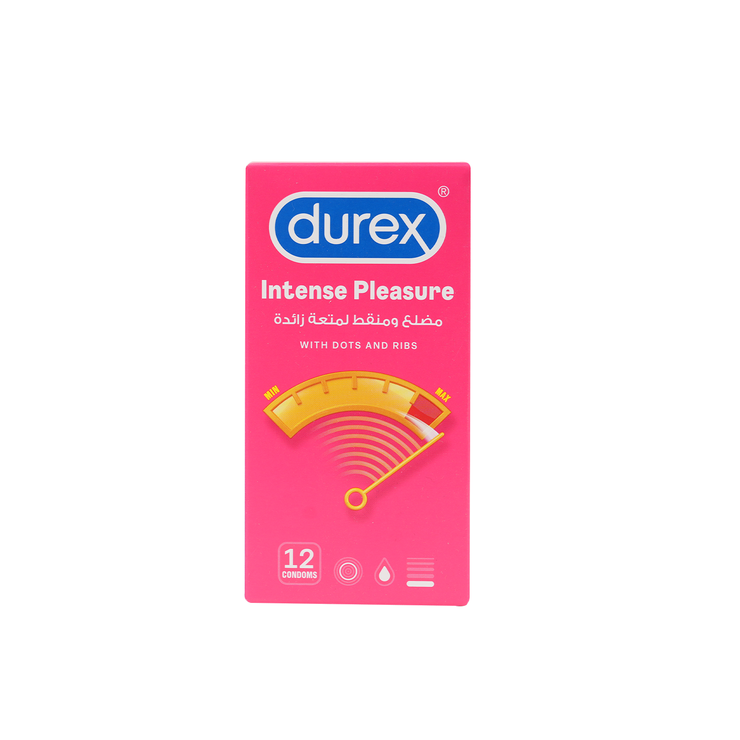 DUREX CONDOM INTENSE PLEASURE 12S