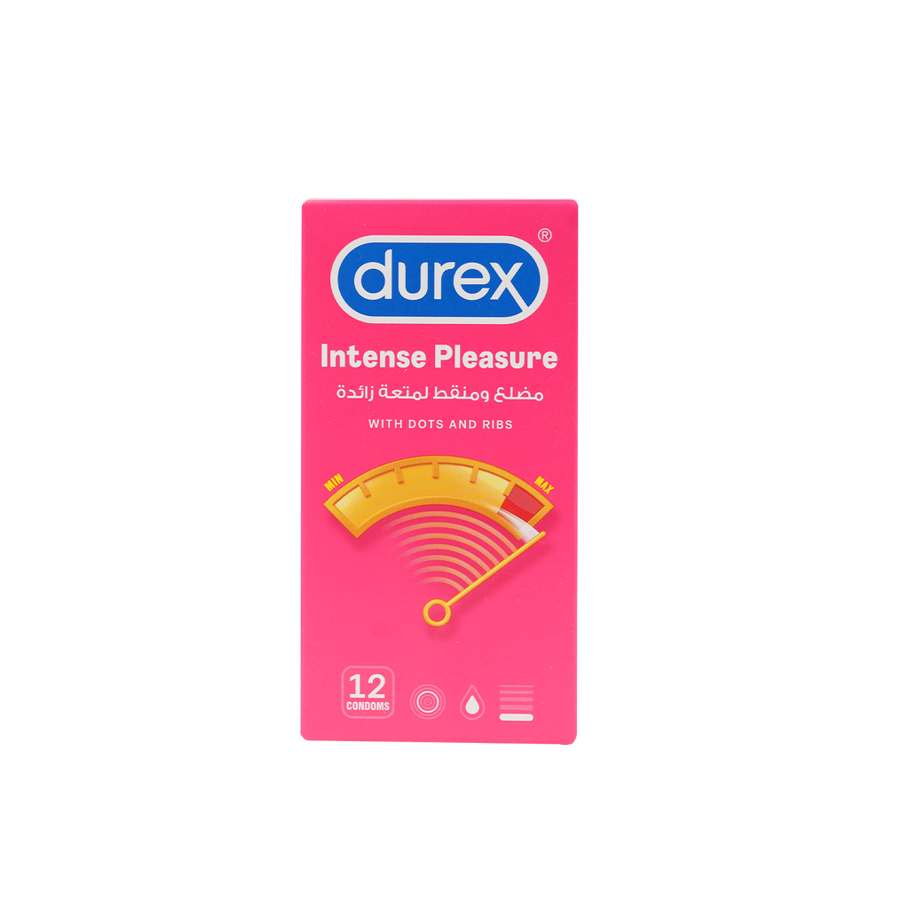 DUREX CONDOM INTENSE PLEASURE 12S