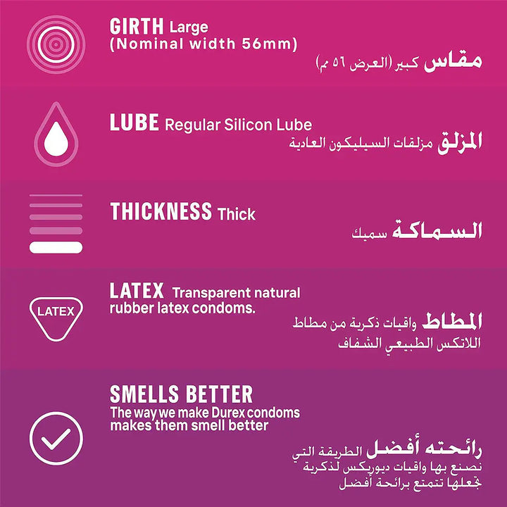 37263-Durex Condom Intense Pleasure 12S +2