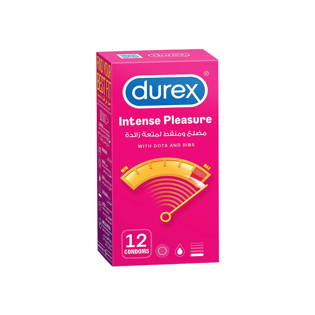 Durex Intense Pleasure Condoms 12s