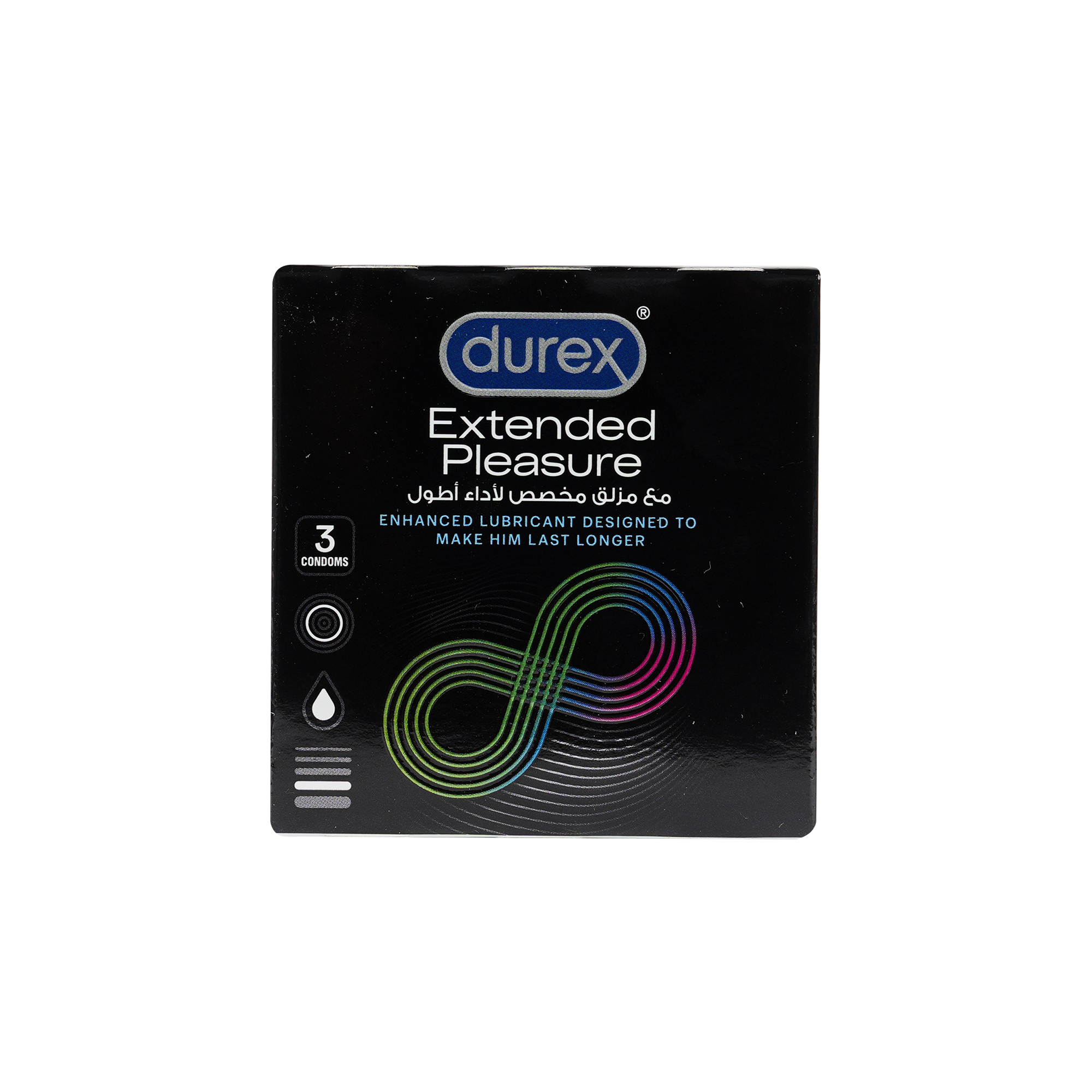 DUREX CONDOM EXTENDED PLEASURE 3S