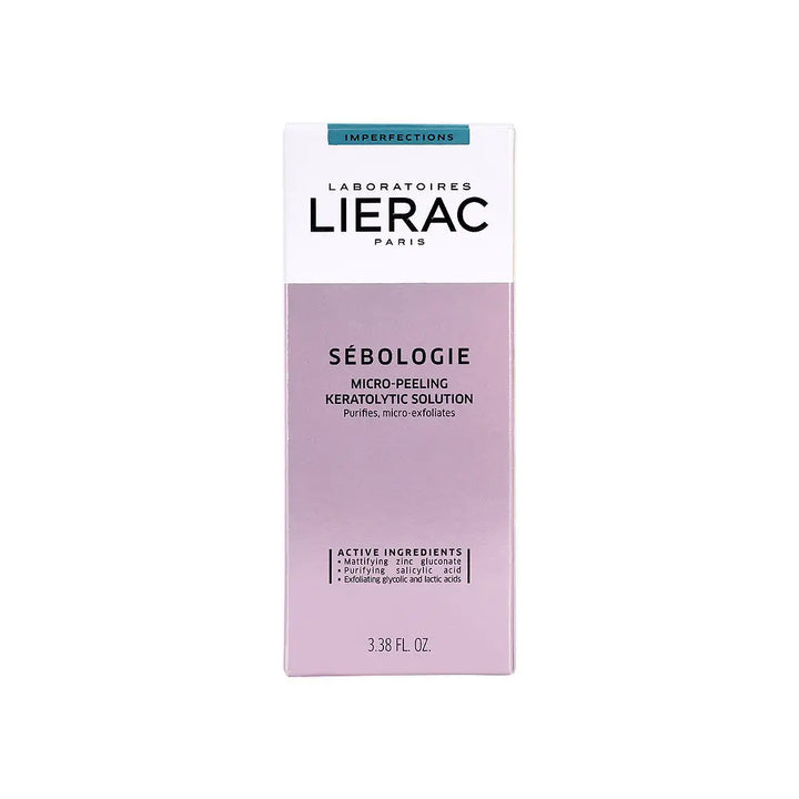 37380-LIERAC SEBOLOGIE KERATOLYTIC SOLUTION 100ML +6