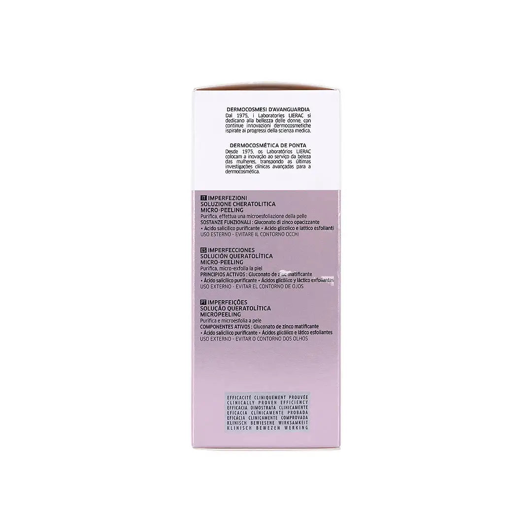 37380-LIERAC SEBOLOGIE KERATOLYTIC SOLUTION 100ML +5