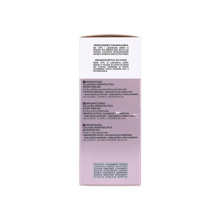 37380-LIERAC SEBOLOGIE KERATOLYTIC SOLUTION 100ML +5