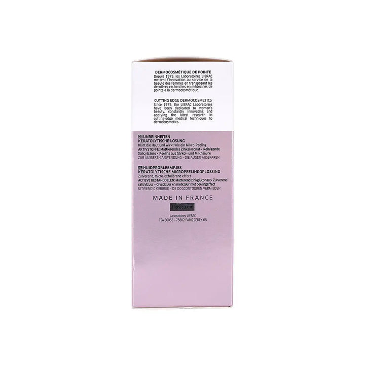 37380-LIERAC SEBOLOGIE KERATOLYTIC SOLUTION 100ML +4