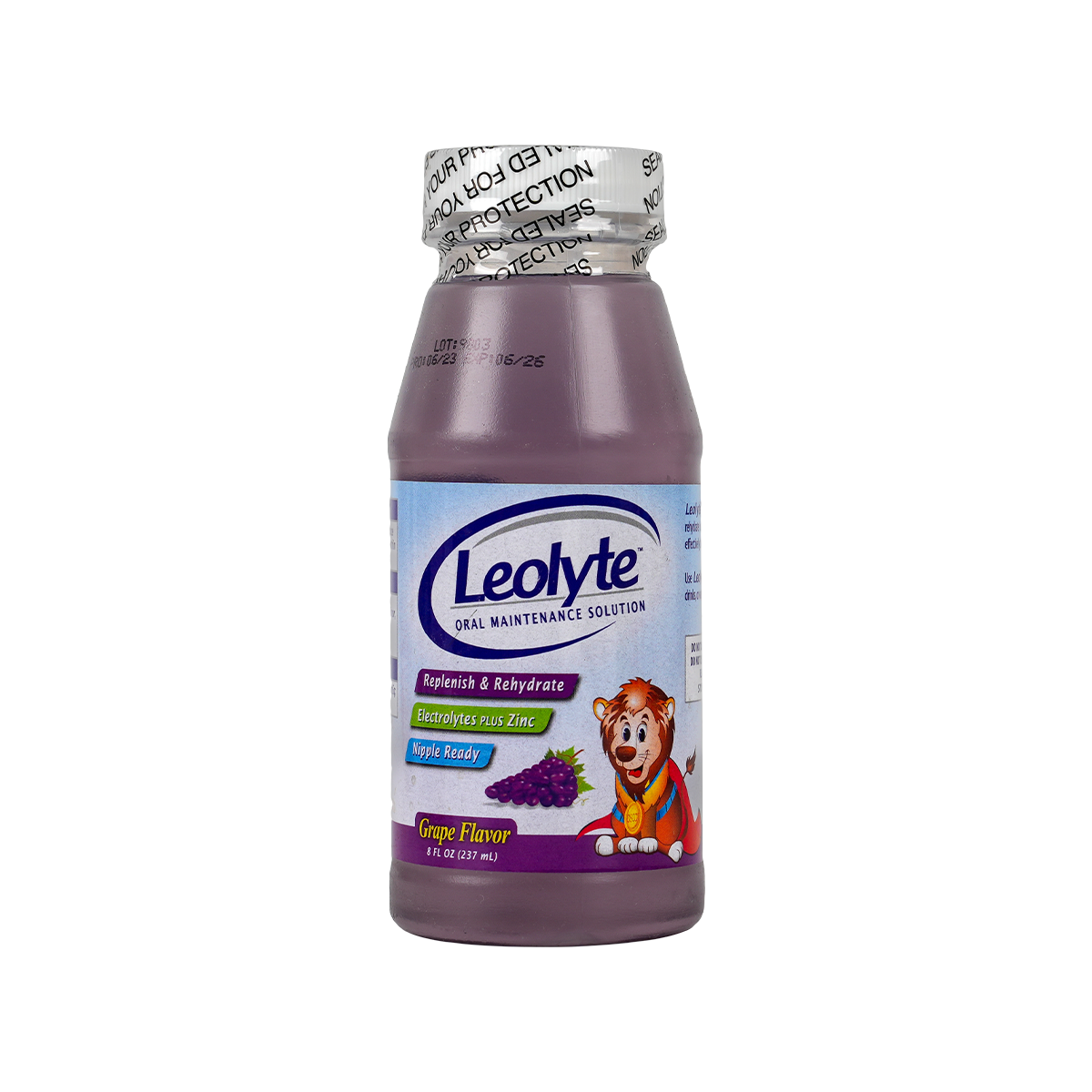 LEOLYTE SOLN 237ML-GRAPE