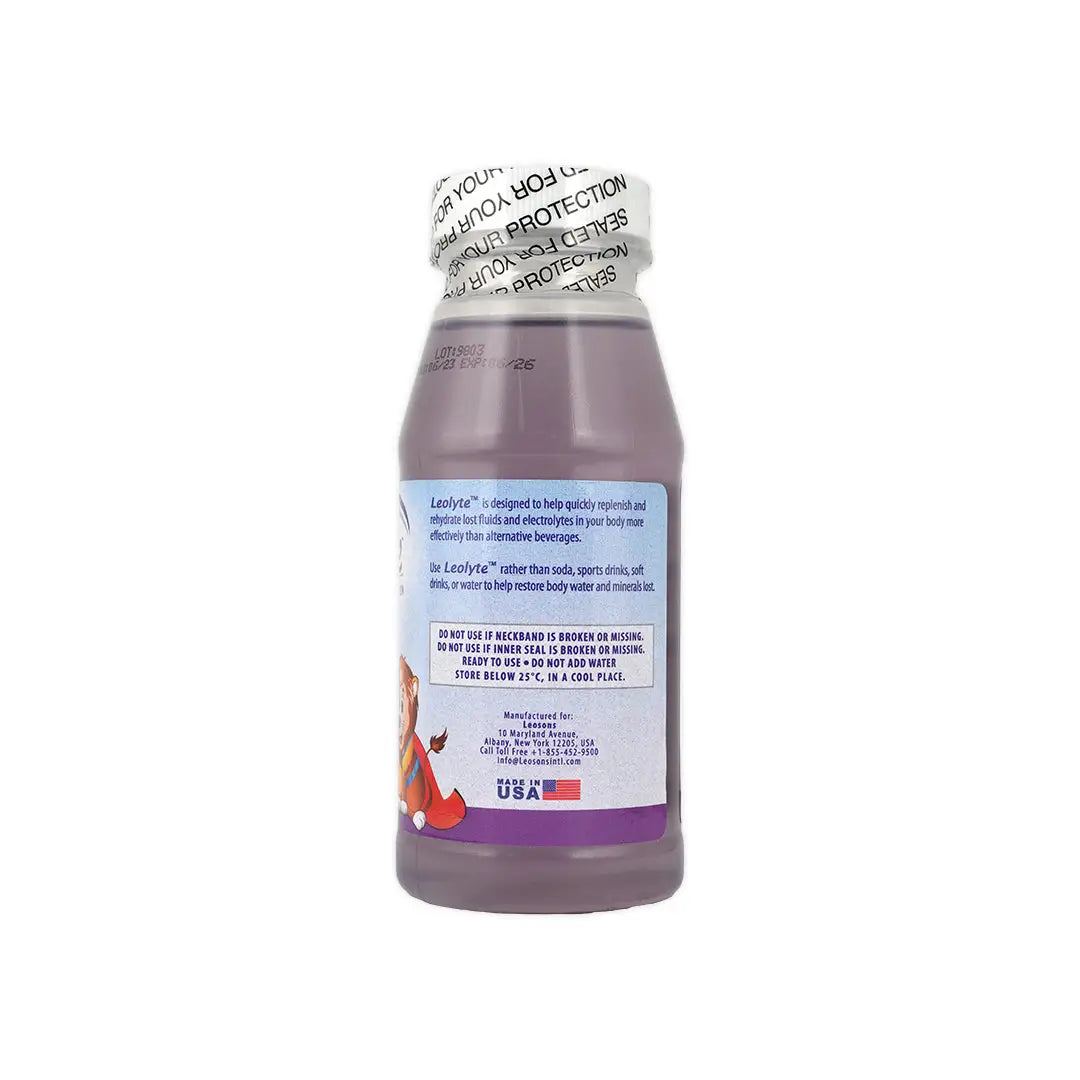 LEOLYTE SOLN 237ML-GRAPE